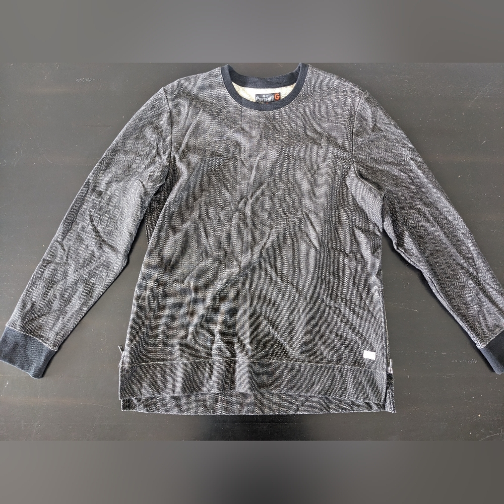 G by Guess Women’s Jet Black Long Sleeve Shirt – XL – 100% Cotton